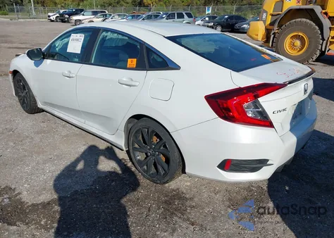 2019 Honda Civic Sport из США, поврежденный, VIN 19XFC2E86KE046017